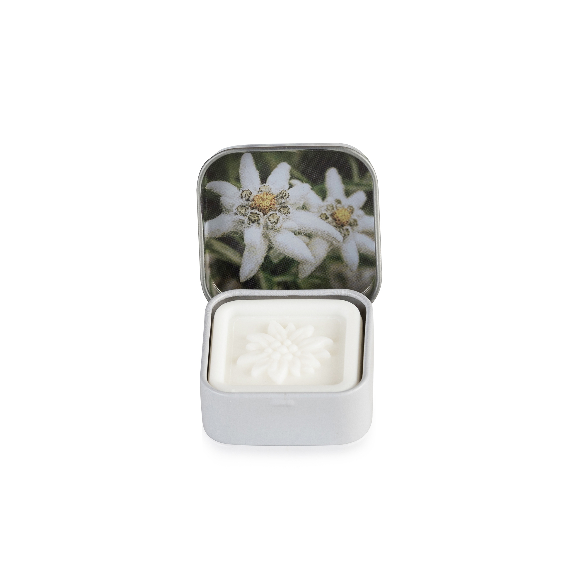 Edelweiss Metalldose Seife 25g Esprit Provence