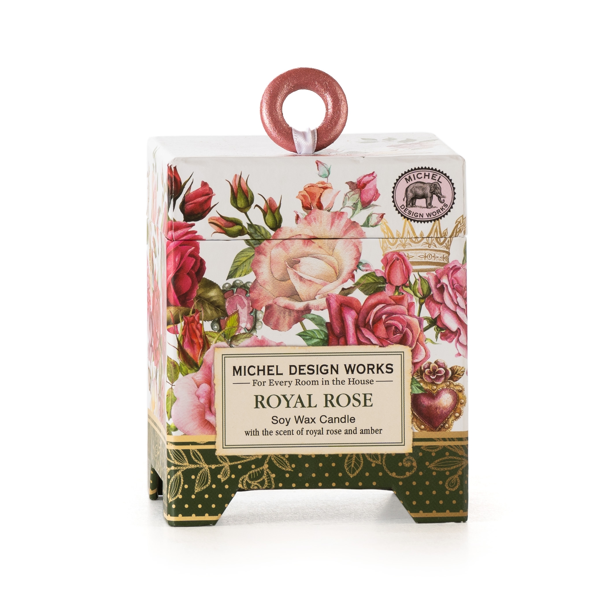 Royal Rose Duftkerze Soja edel verpackt Michel Design Works