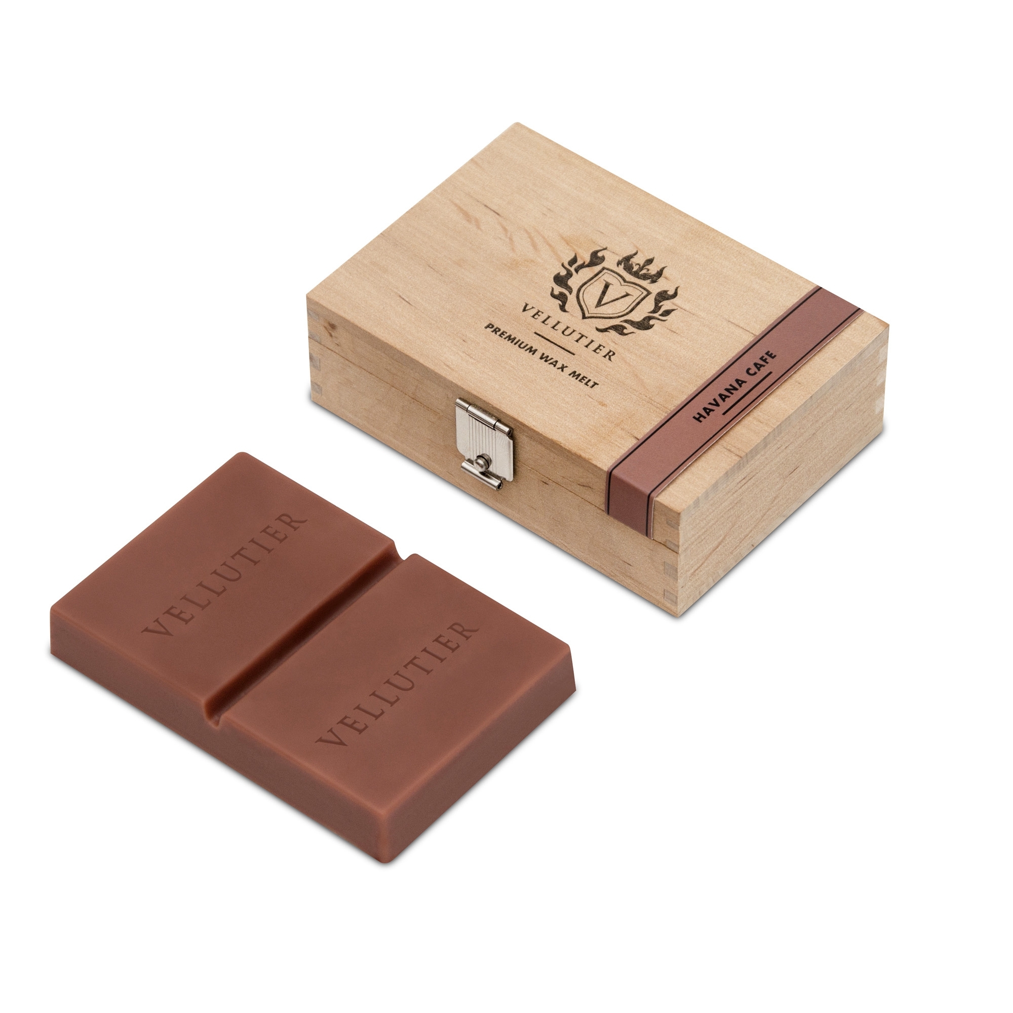 Havana Cafe Exklusiver Wax Melt 50g Holzbox