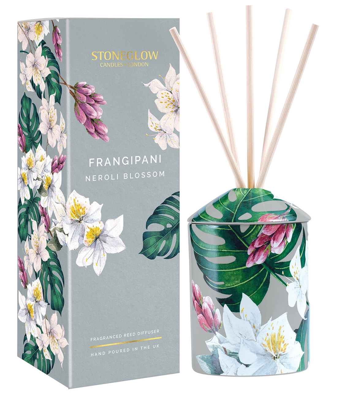 Urban Botanics Frangipani Neroli Blossom Diffuser 200ml Stoneglow