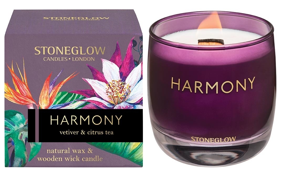 HARMONY Vetiver & citrus tea Duftkerze 210g