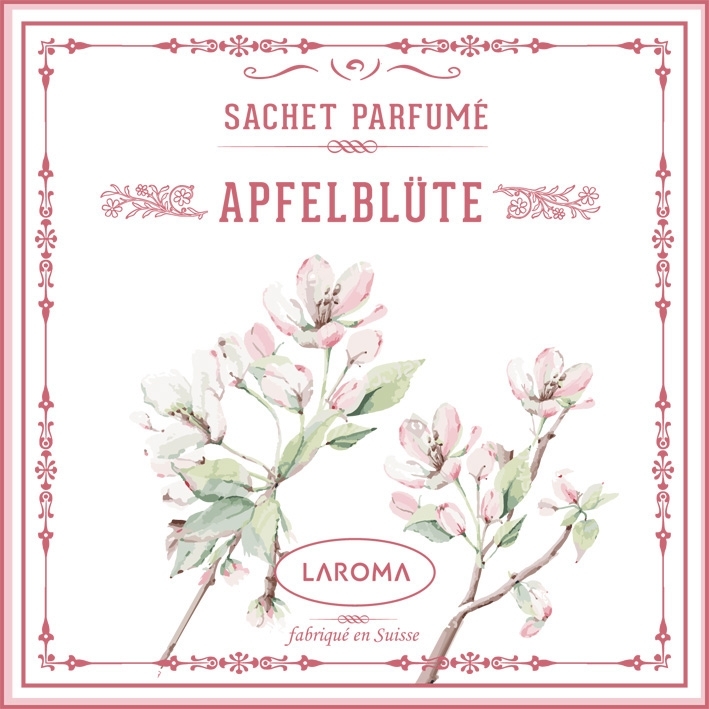 Apfelblüte Duftsachet LAROMA SUISSE 12x12cm