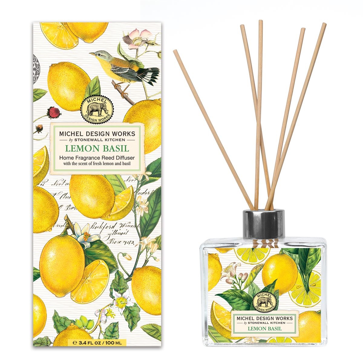 Lemon Basil Diffusor 100ml Michel Design Works