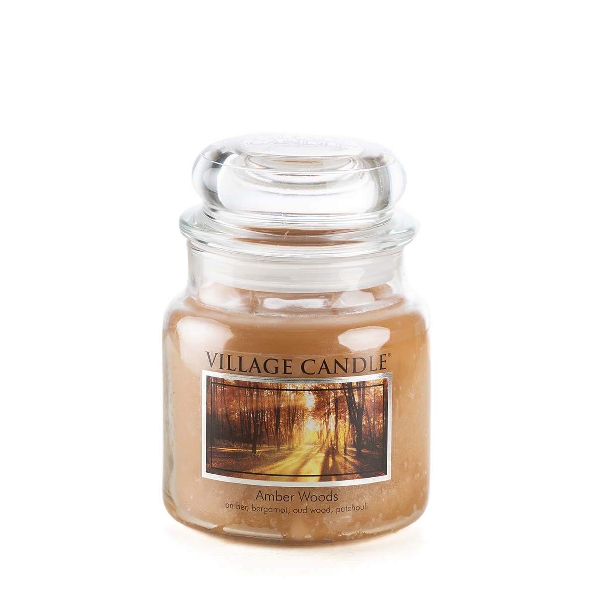 AKTION Amber Woods 16oz 2-Docht Village Candle