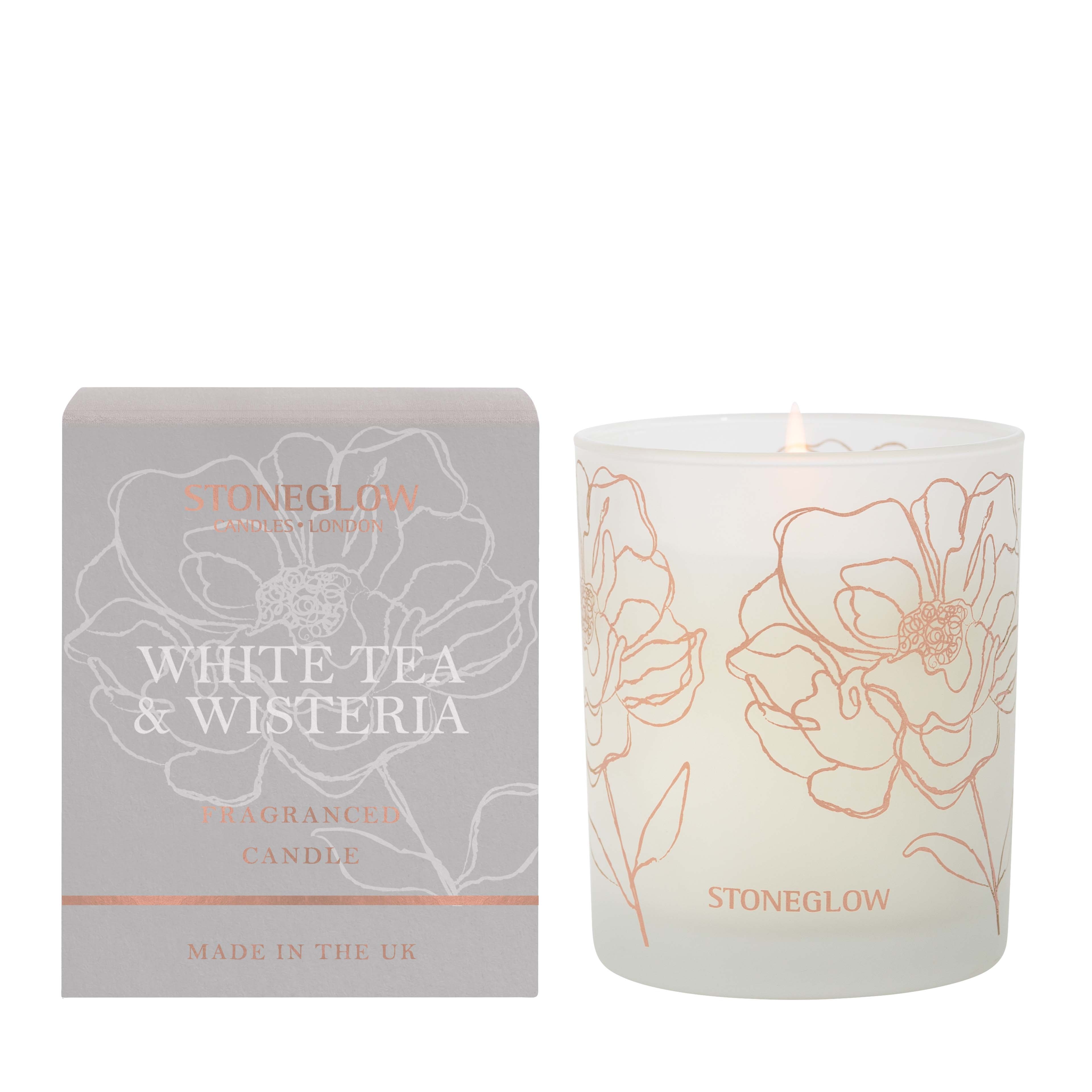 Day Flower White Tea & Wisteria Duftkerze 180g