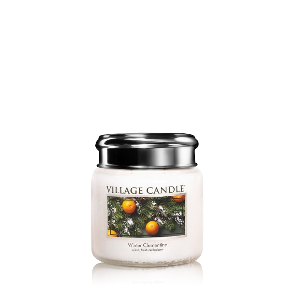 Winter Clementine 3.75 oz Glas Village Candle