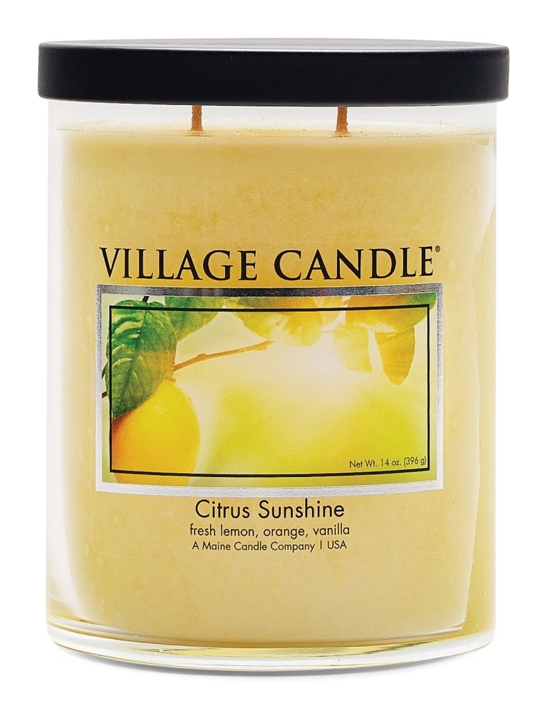 Citrus Sunshine M Tumblerschwarzer Deckel Village Candle