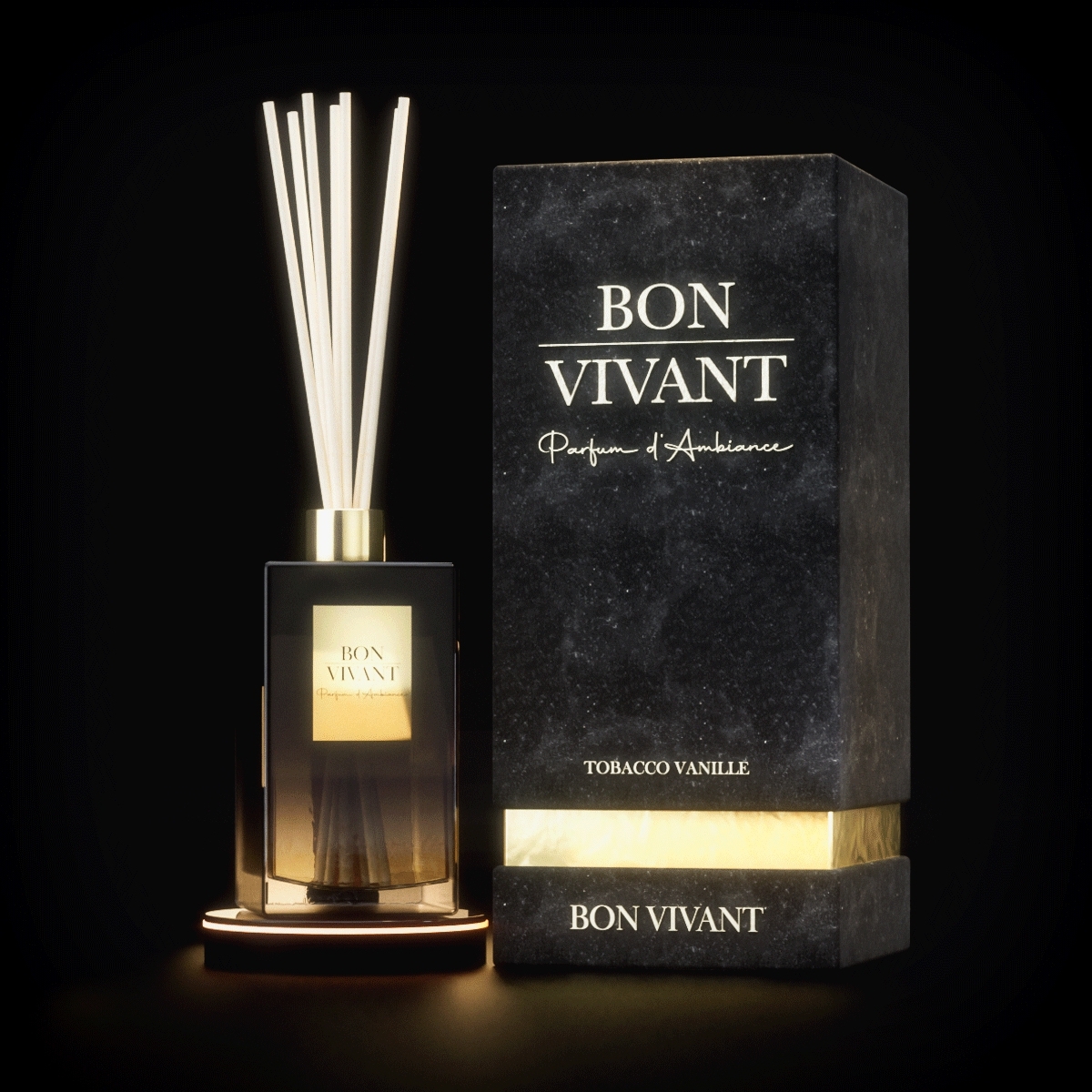 Tobacco Vanille 500ml Diffuser Bon Vivant SUISSE