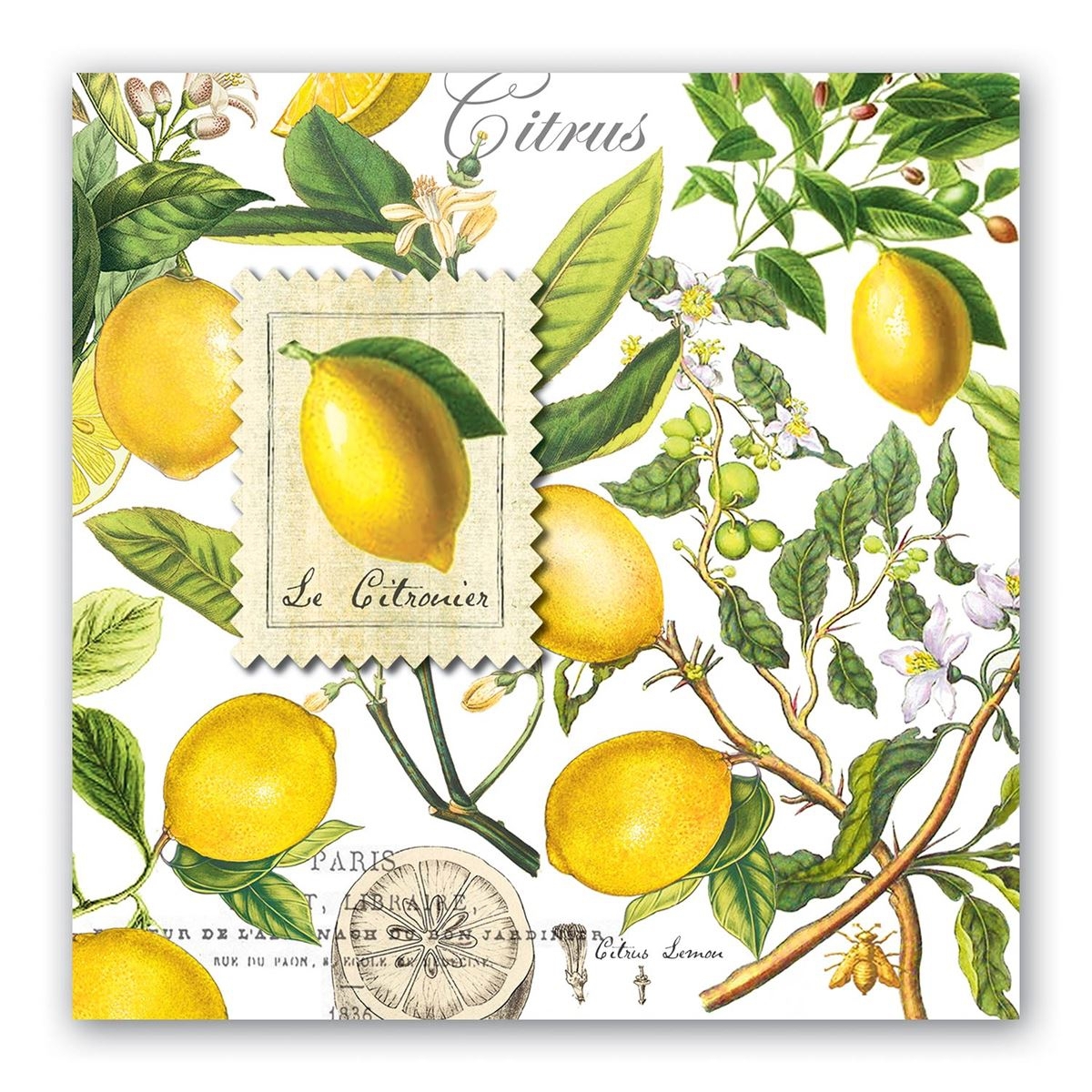 Lemon Basil Serviette Gross Michel Desing Works