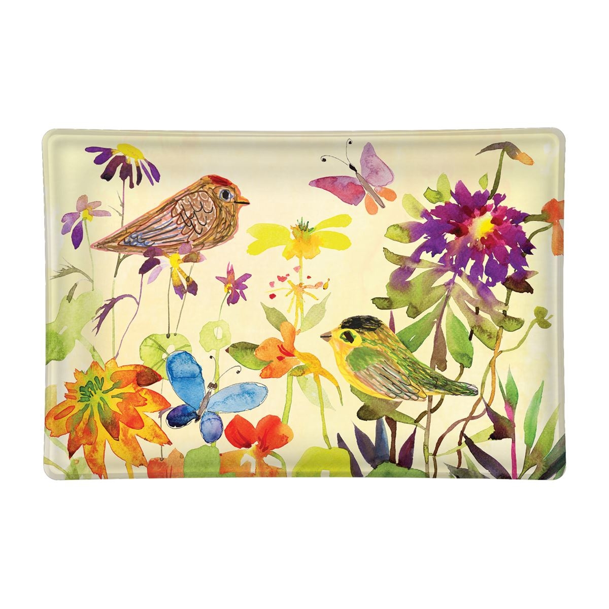 Birds&Butterflies Seifenschale Glas Michel Design Works