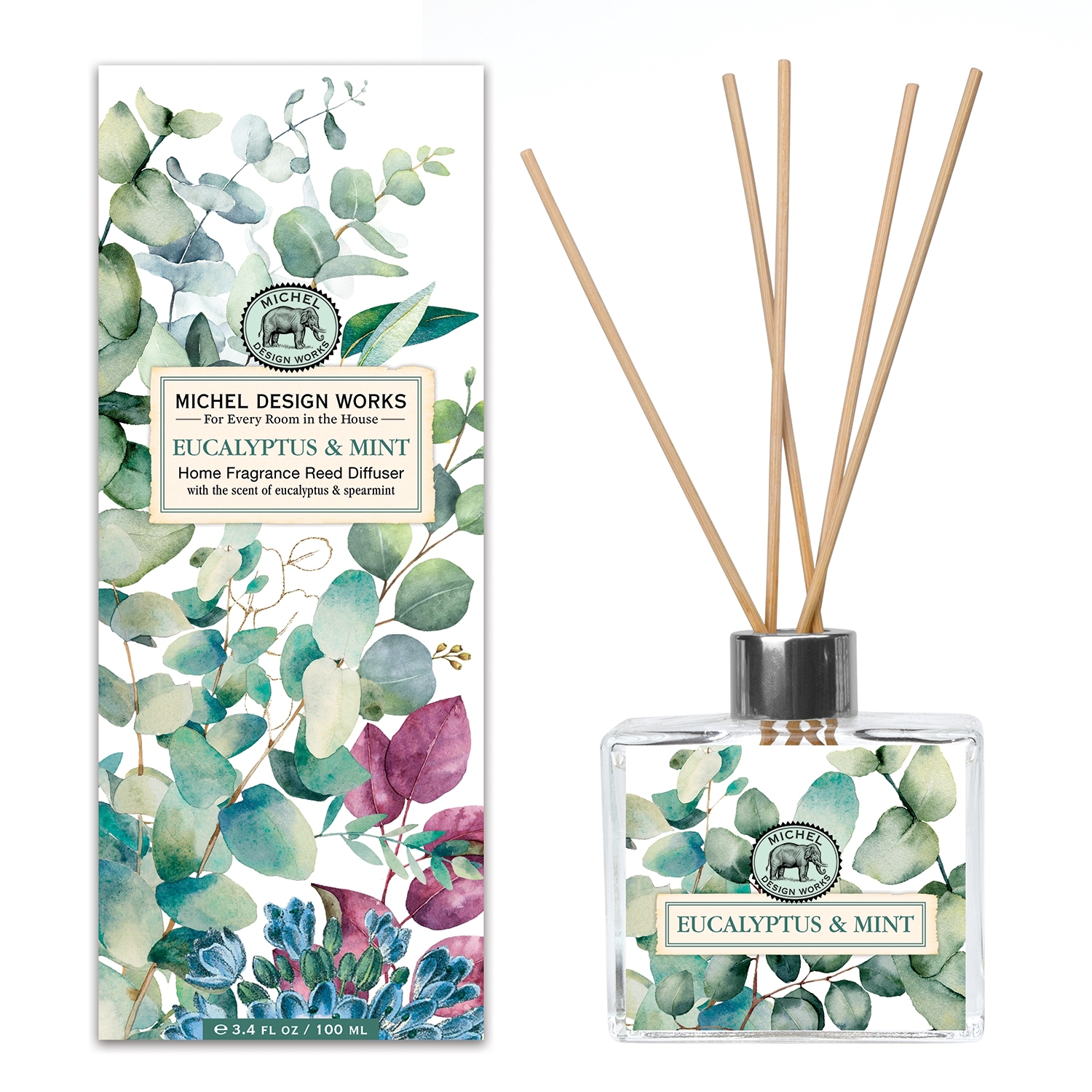 Eucalyptus&Mint Diffusor 100ml Michel Design Works