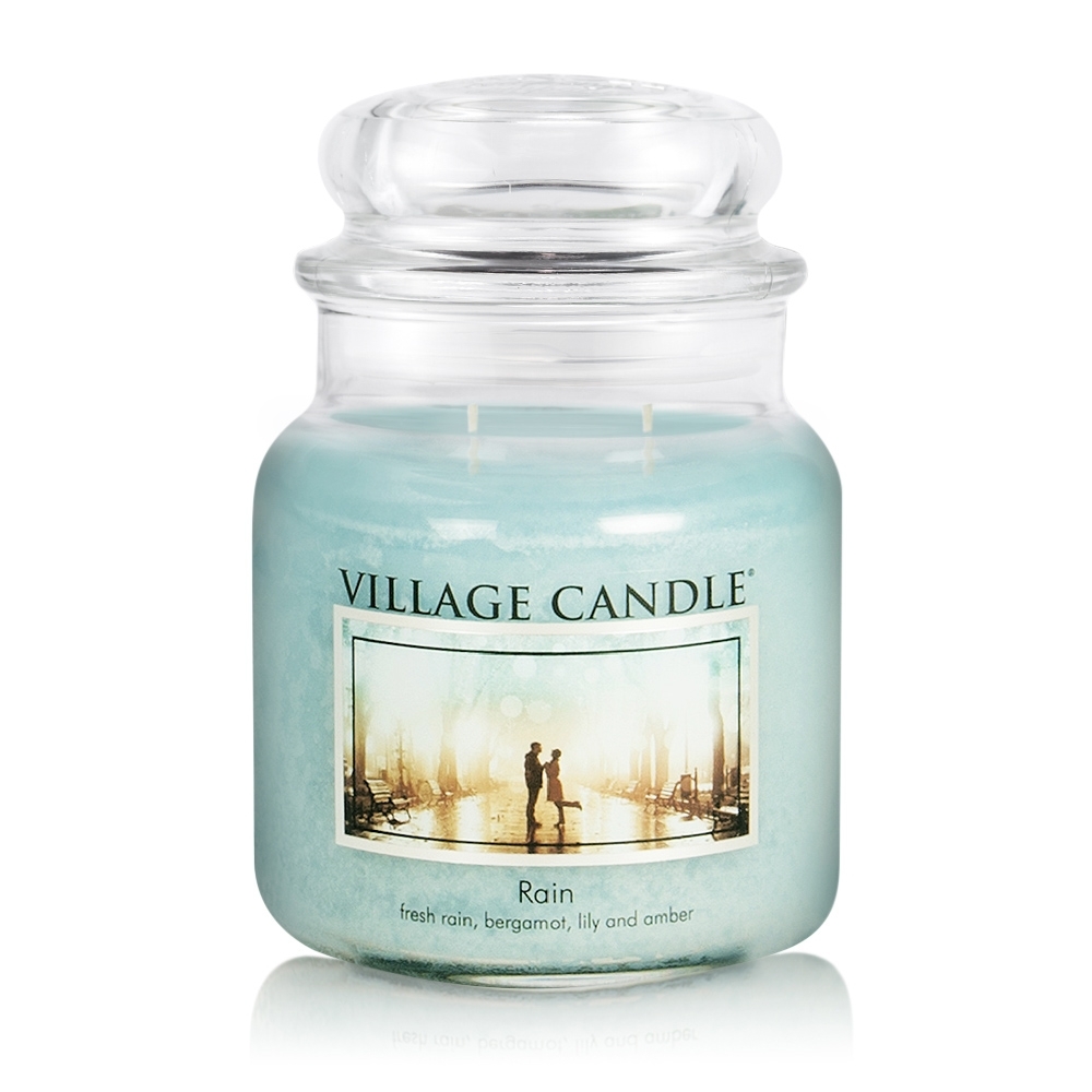 Rain 16 oz Glas (2-Docht) Village Candle