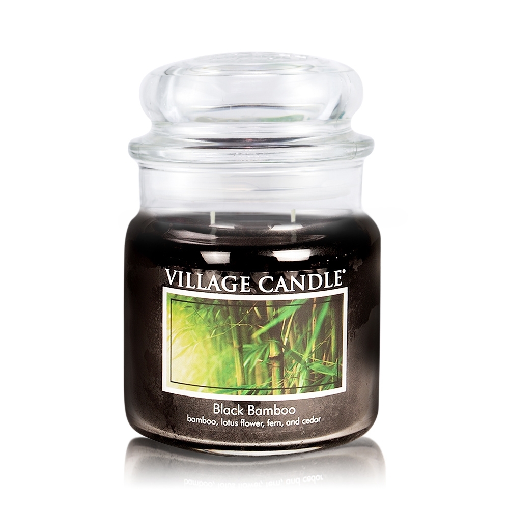 Black Bamboo 16oz 2-Docht Village Candle