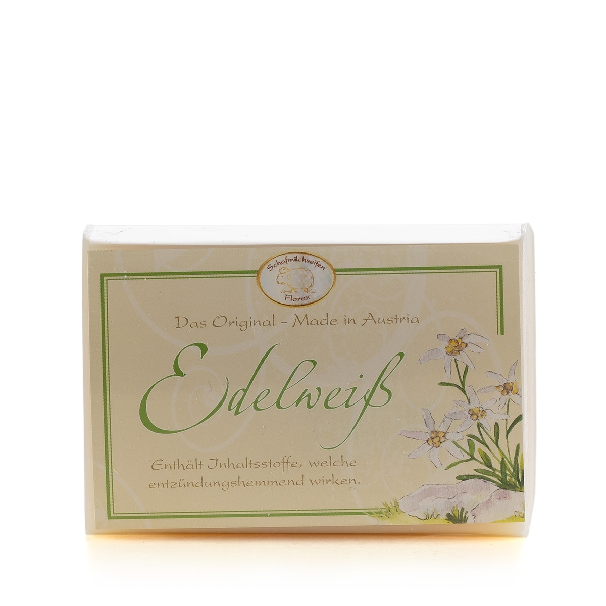 Edelweiss Schafmilchseife celloph. Kärtchen 100g