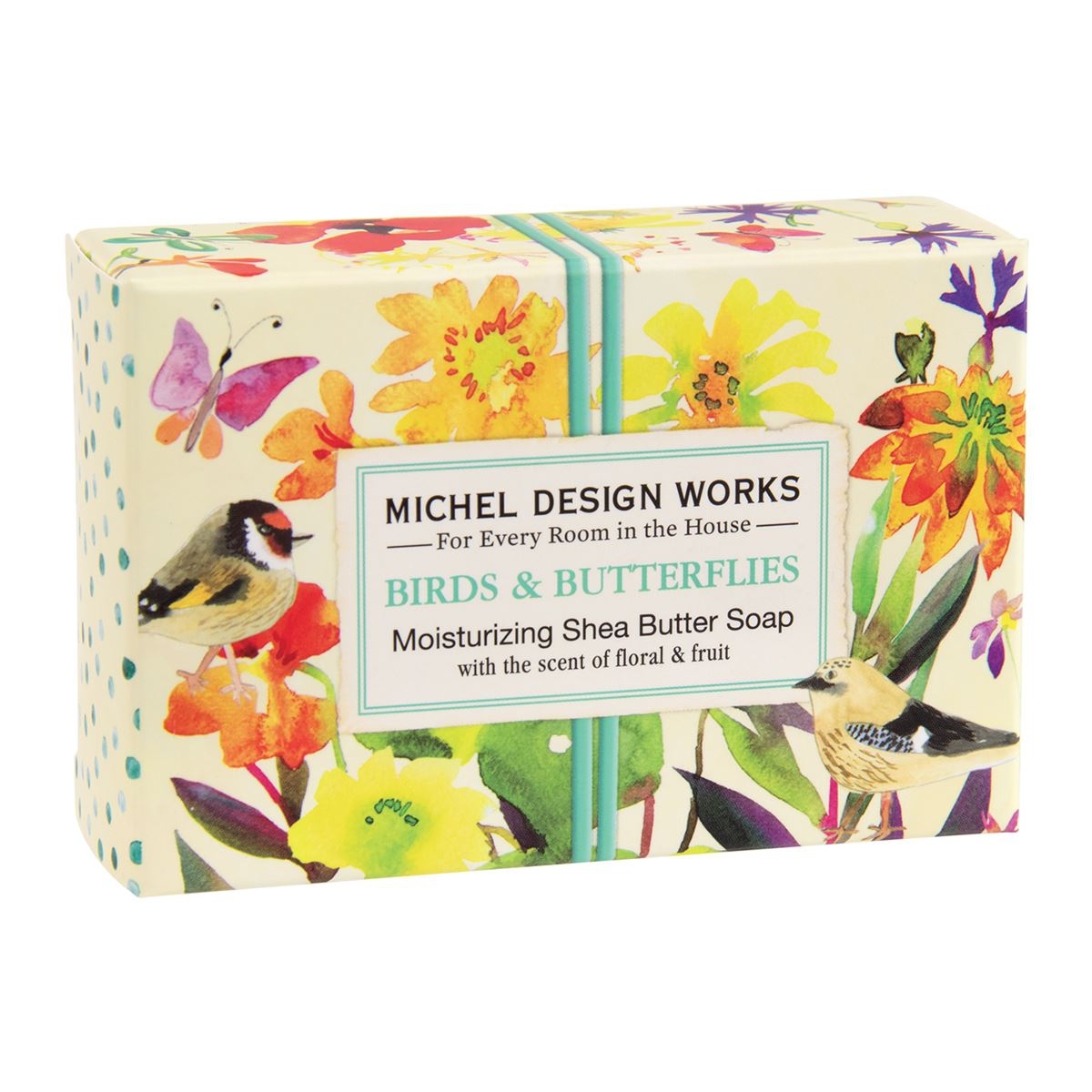 Birds & Butterflies  Seife verpackt 127g Michel Design Works