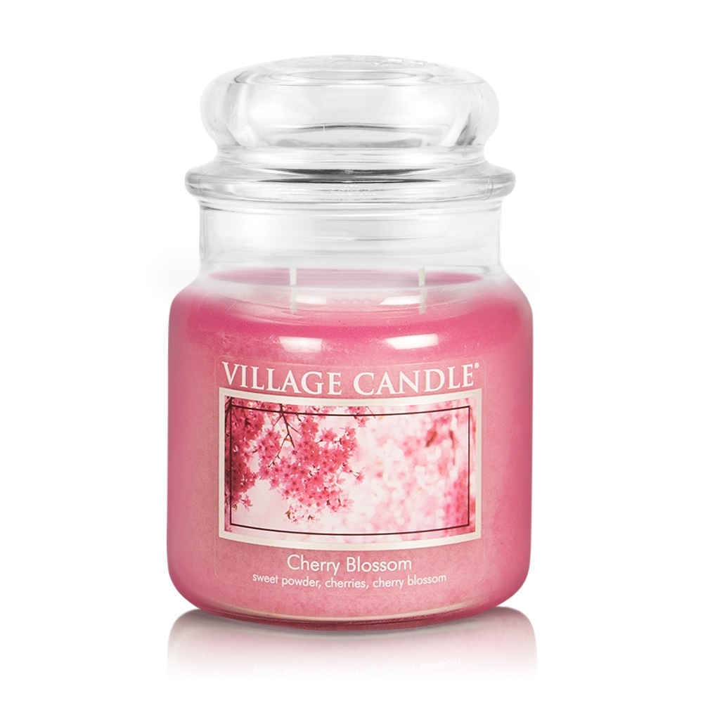 Cherry Blossom 16oz 2-Docht Village Candle