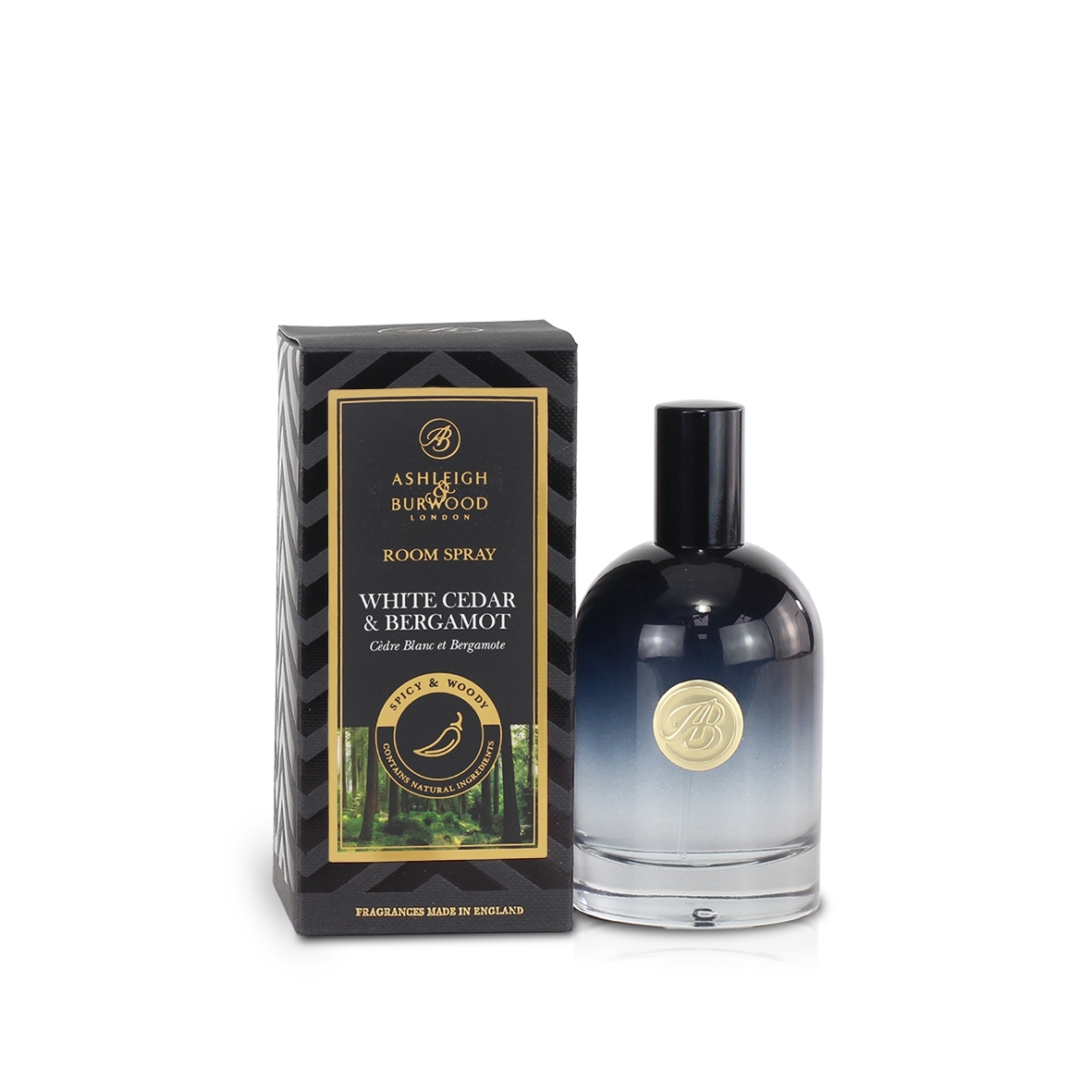 White Cedar & Bergamot Raumspray 100ml Ashleigh & Burwood