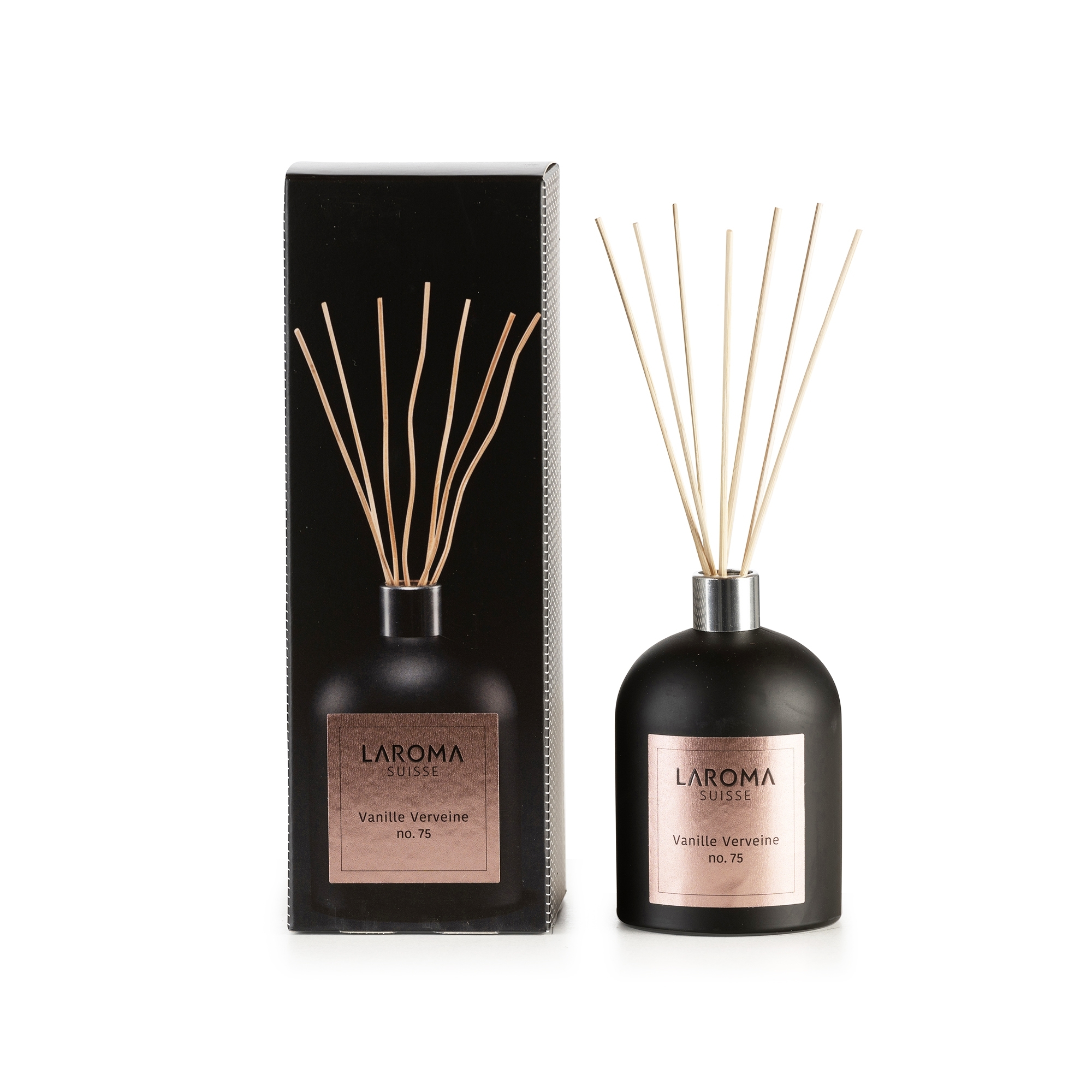 Vanille Verveine Reed Diffuser black 100ml  Roségold