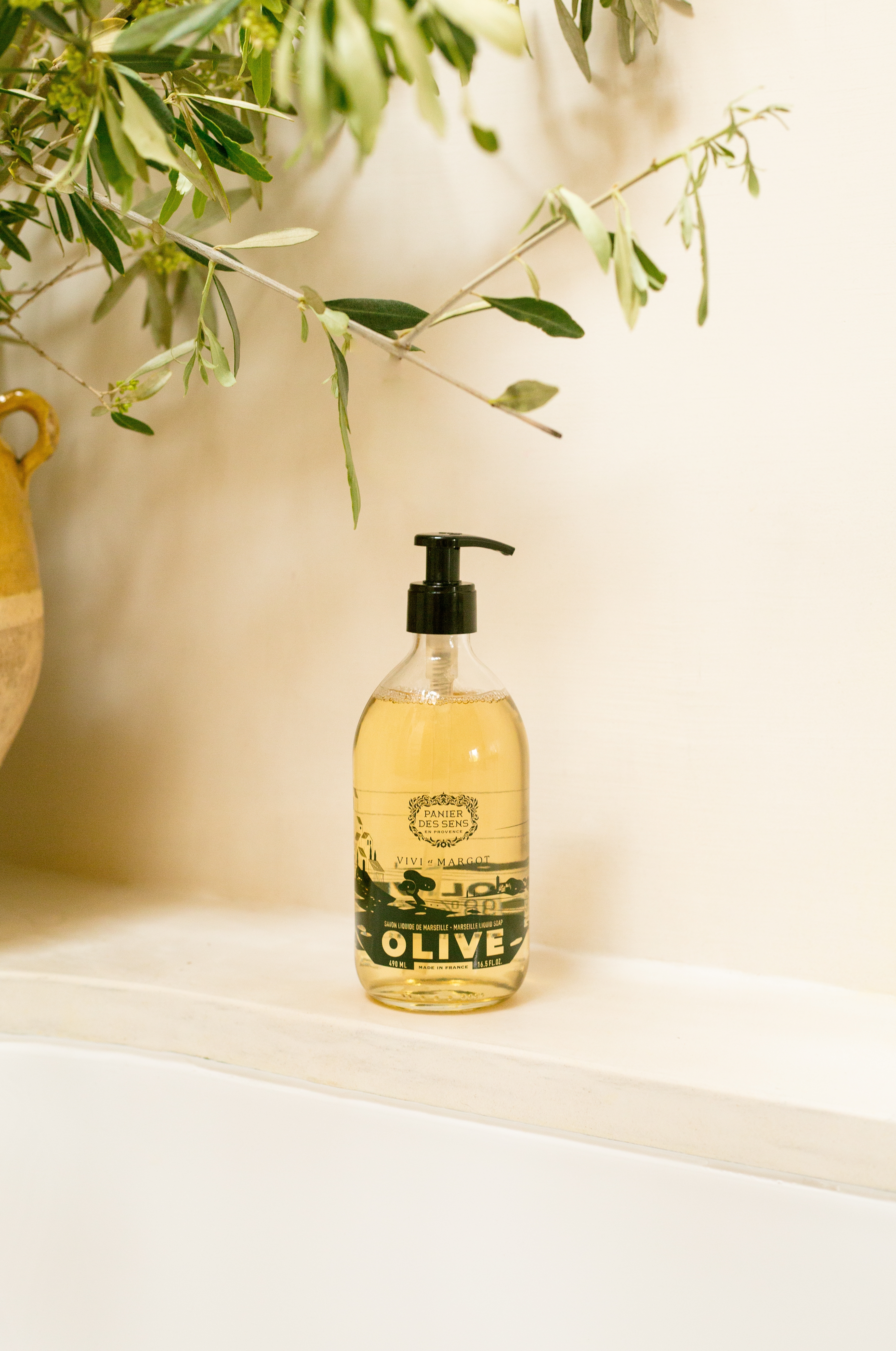 Olive Marseiller Flüssigseife Limitierte Auflage Olive 490ml