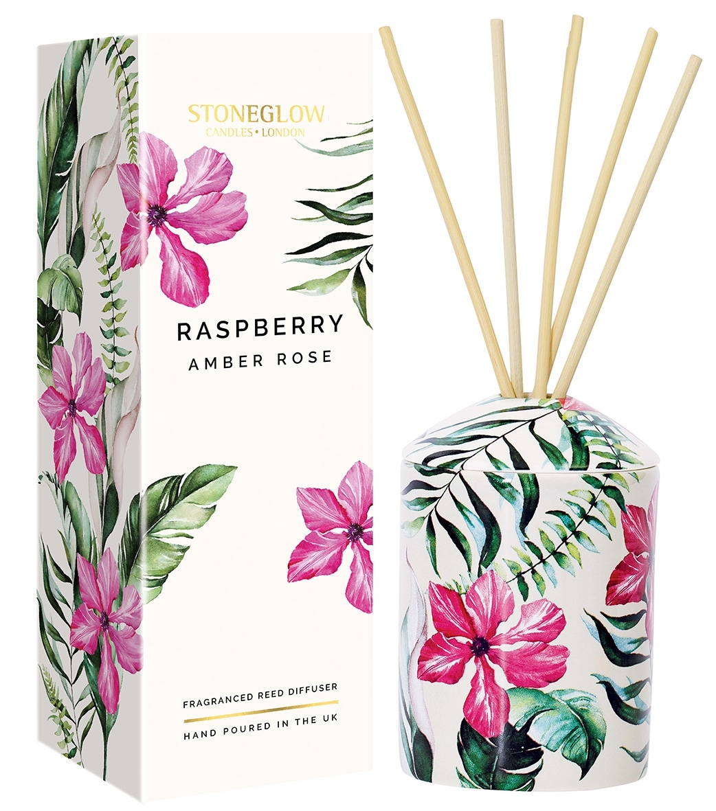 Urban Botanics Raspberry& Amber Rose Diffuser 200ml Stoneglow