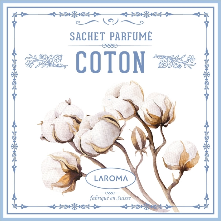 Coton Duftsachet Suisse LAROMA SUISSE 12x12cm