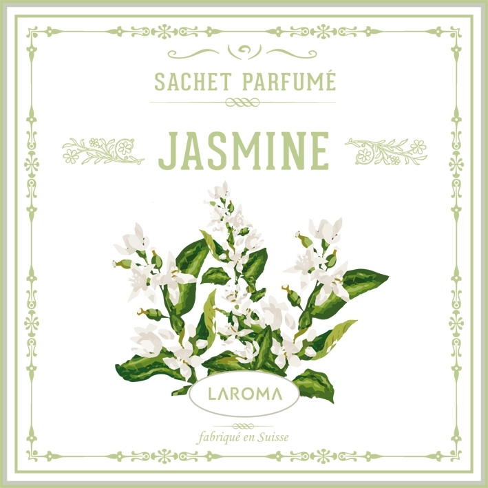 Jasmine Duftsachet Suisse LAROMA SUISSE 12x12cm