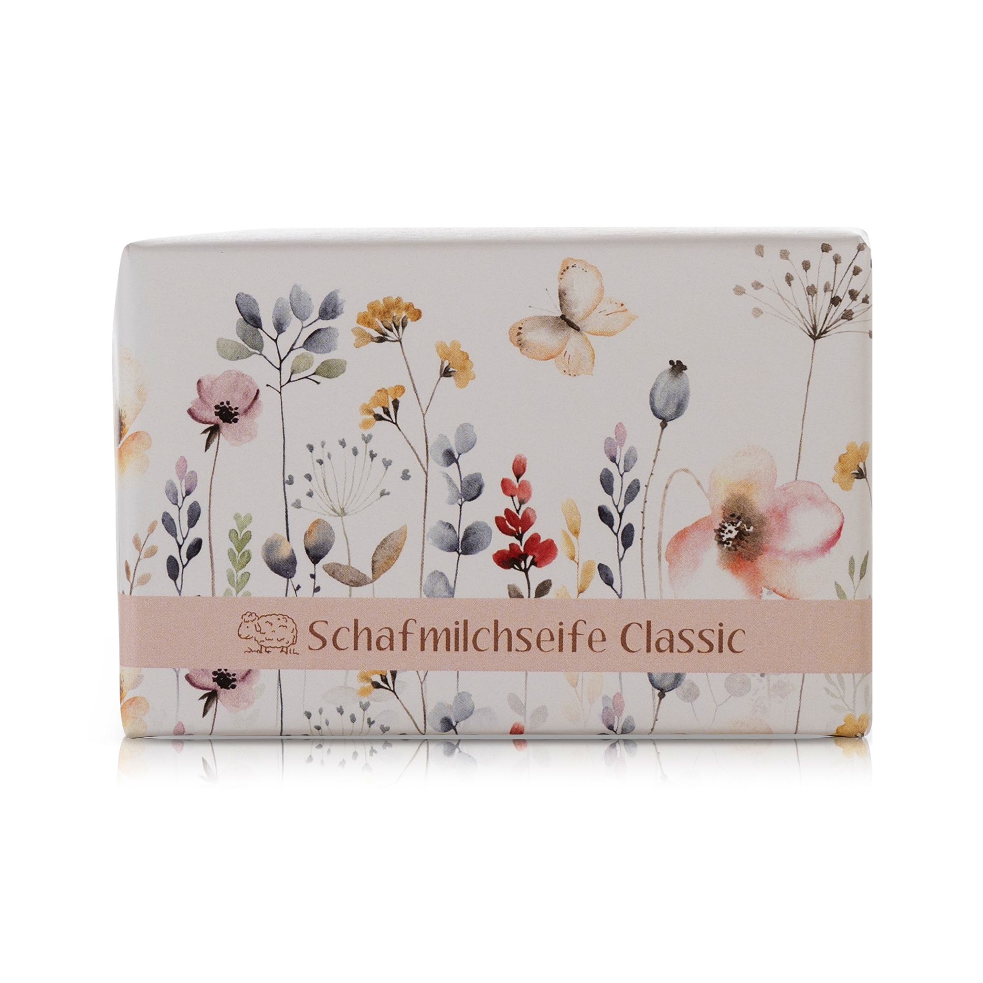 Seife Schafmilch 150g Classic "Blütenzart" Motiv 3