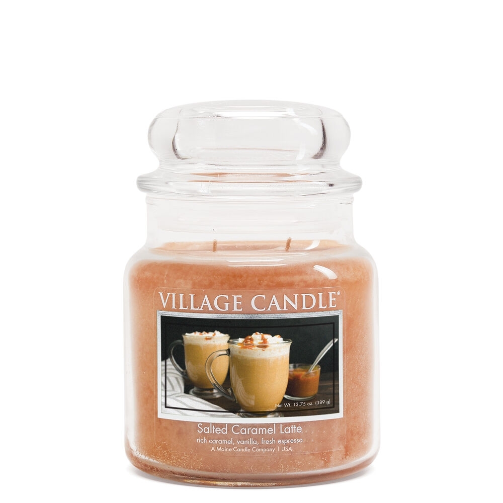 Salted Caramel Latte 16 oz  Village Candle