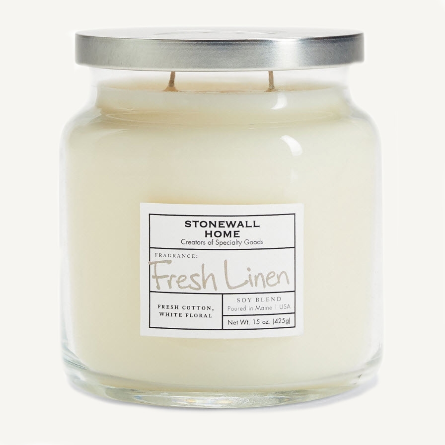 Fresh Linen 680g Apothecary Duftkerze Sojawachs