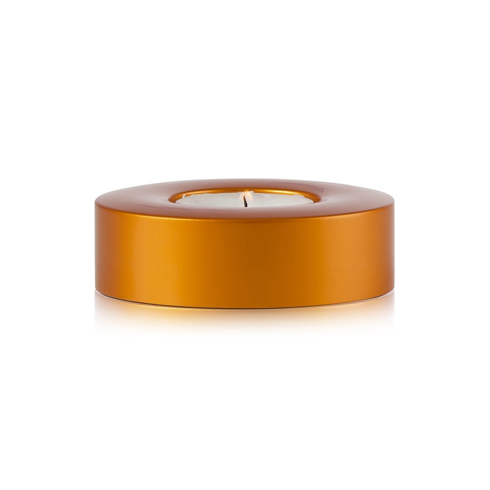 Candela orange Teelichthalter in edlem Design