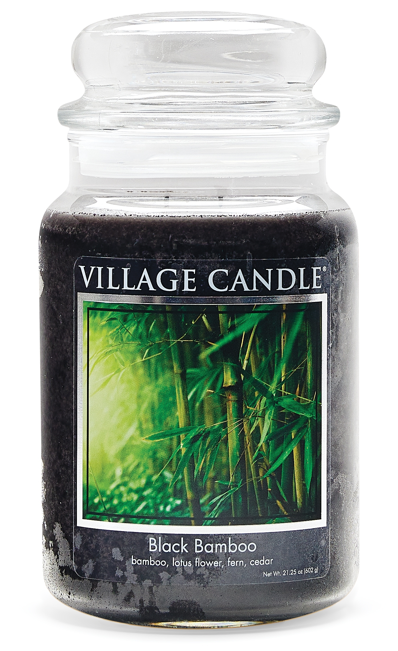 Black Bamboo 26oz 2-Docht Village Candle