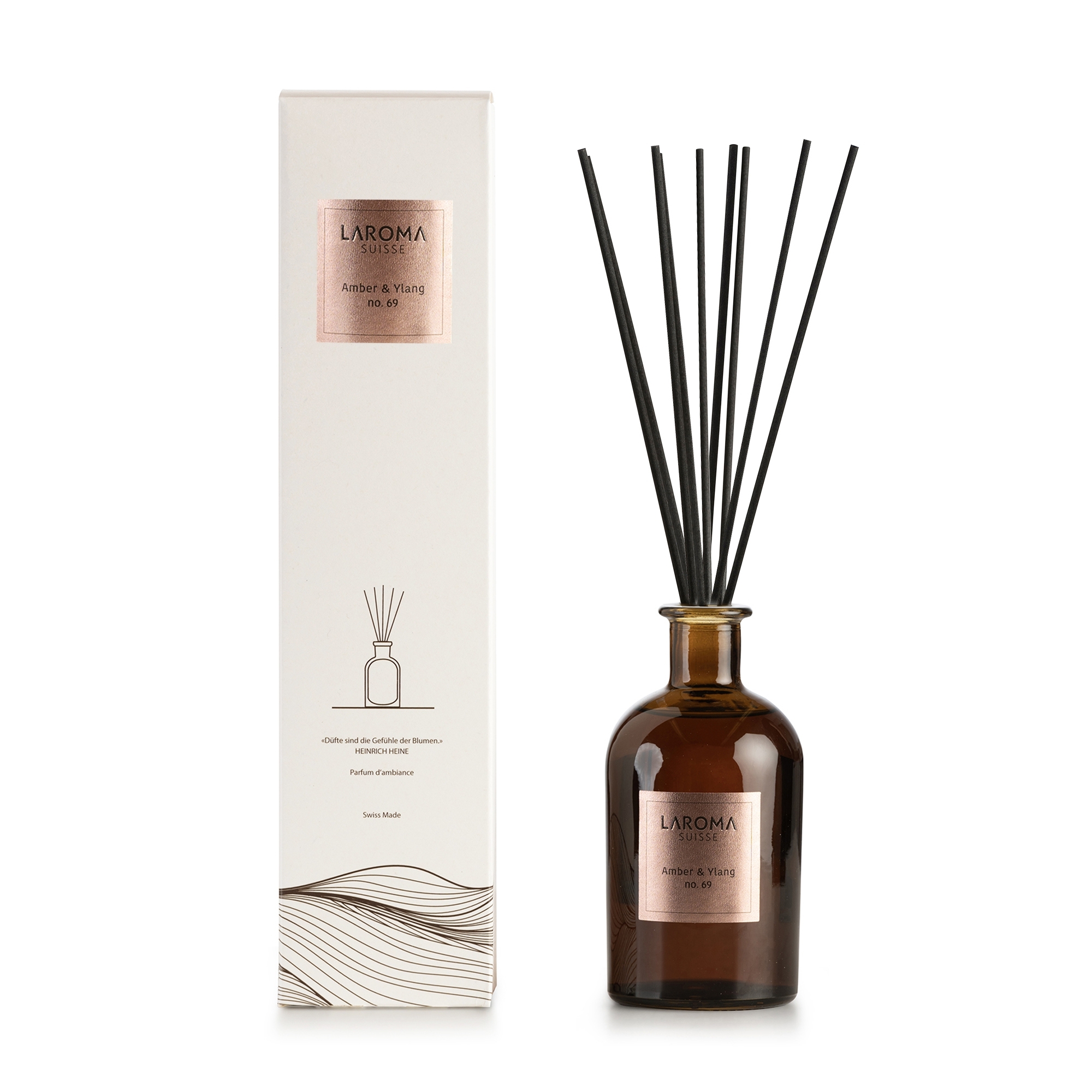 Ylang & Amber Reed Diffuser 250ml Barrique Roségold