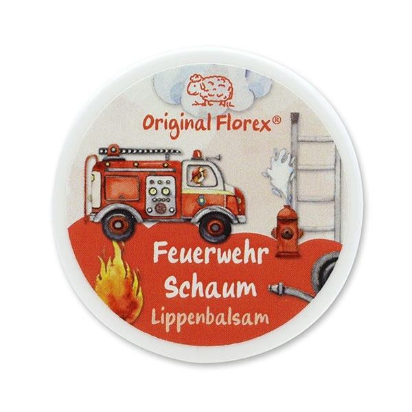 Lippenbalsam 10ml mit Karte "Feuerwehr Schaum", Beerentraum